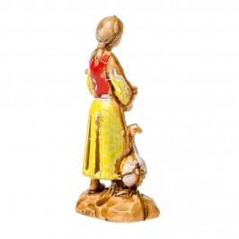 Donna con Oche per il Presepe