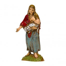 Gruppo 6 Personaggi Napoletani per il Presepe