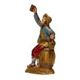 Uomo che Brinda per il Presepe