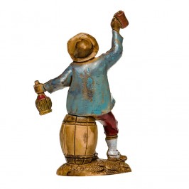 Uomo che Brinda per il Presepe
