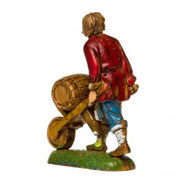 Uomo con Botte per il Presepe