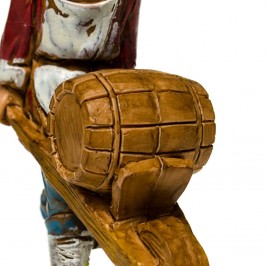 Uomo con Botte per il Presepe