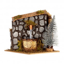 Fontana con Pino per il Presepe