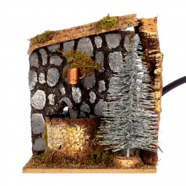 Fontana con Pino per il Presepe