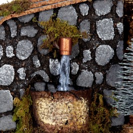 Fontana con Pino per il Presepe
