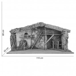 Capanna per Natività del Presepe 30 cm