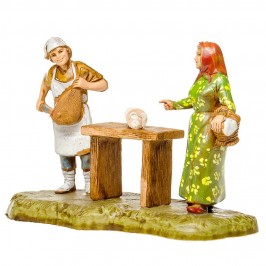 Scena del Salumiere per il Presepe