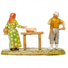 Scena del Salumiere per il Presepe
