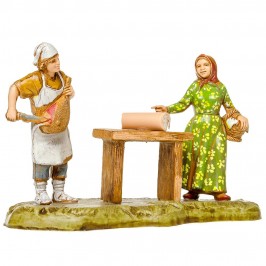 Scena del Salumiere per il Presepe