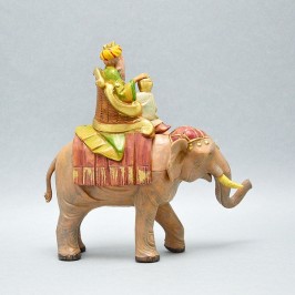 Re Magio Mulatto su Elefante