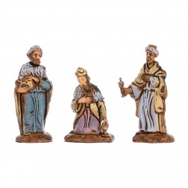 Re Magi a Piedi per il Presepe  3,5 cm