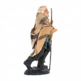 Pastore Anziano in  Terracotta 10 cm
