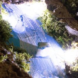 Cascata con 5 Luci per il Presepe