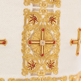 Casula Mitria con Croci Ricamate
