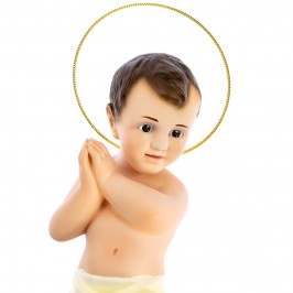 Gesù Bambino Betlemme in Gesso H 30 cm