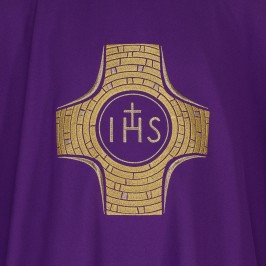 Casula Liturgica Ricamo JHS