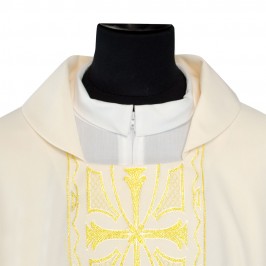 Casula Avorio con Stolone Ricamato