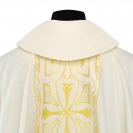 Casula Avorio con Stolone Ricamato