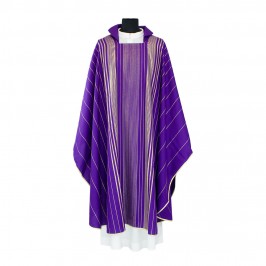 Casula Viola in Seta, Lana e Lurex