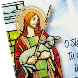 Cartoncino Benedizione Gesù Buon Pastore