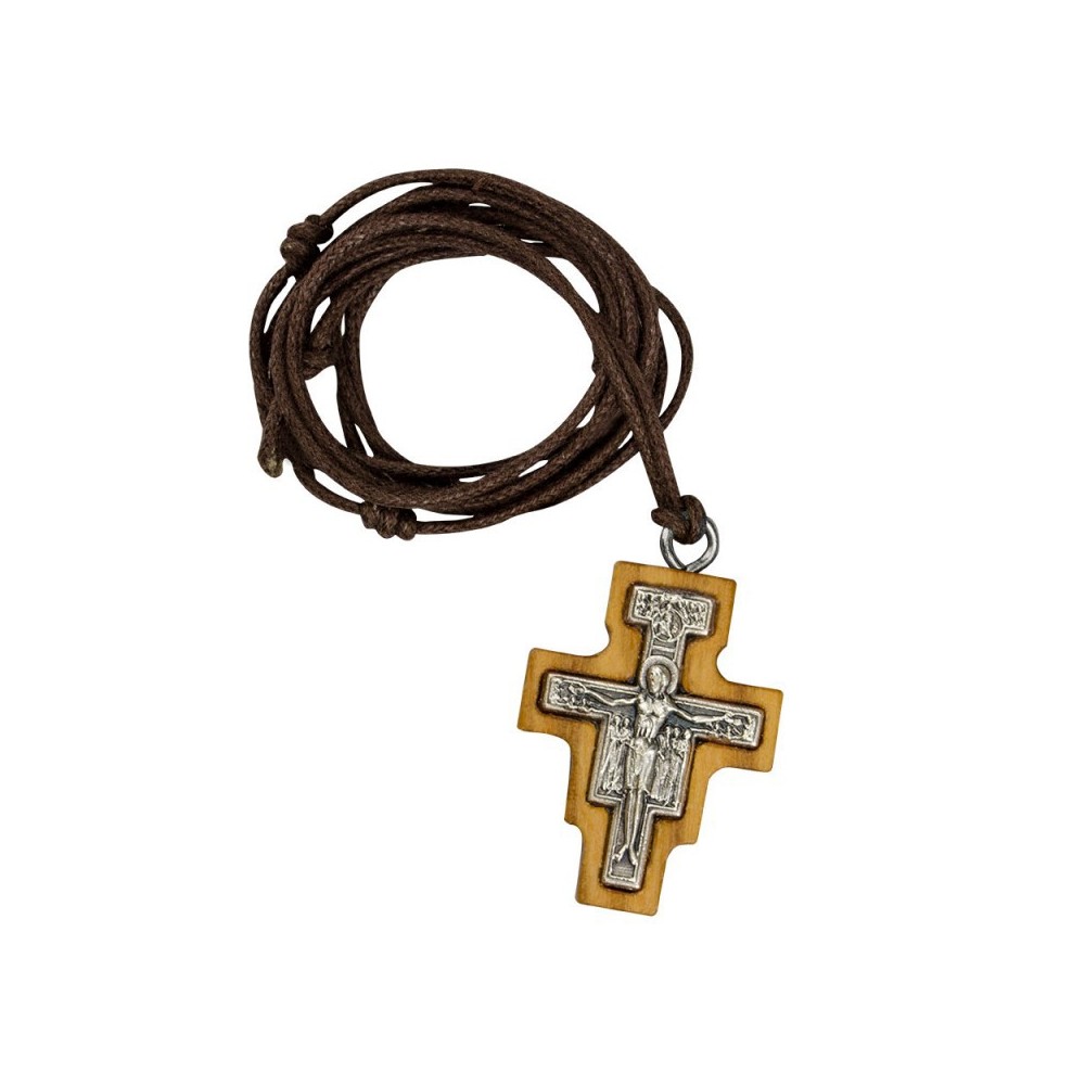 Croce San Damiano Legno e Metallo