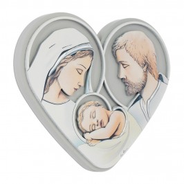 Quadretto Cuore Sacra Famiglia