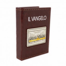 Vangelo Cuoio con Placca Ultima Cena