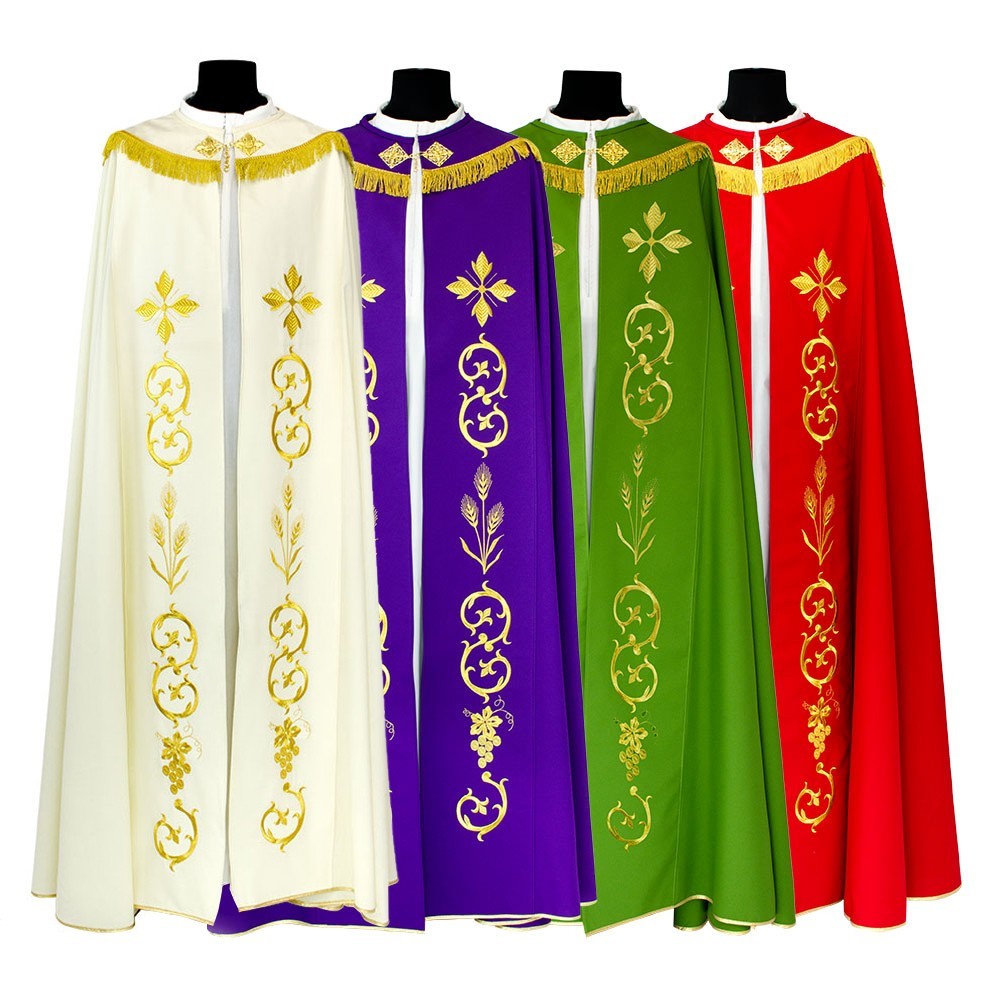 Piviale per Sacerdote Ricamato Piviale per Sacerdote Ricamato