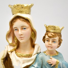 Madonna del Carmine resina cm. 29