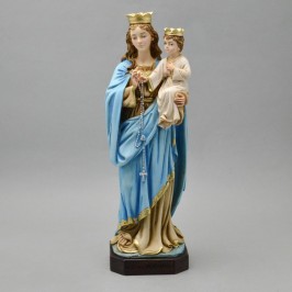 Madonna del Rosario resina cm. 28,5