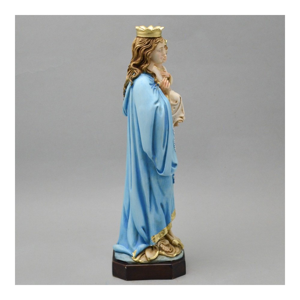 Madonna del Rosario resina cm. 28,5