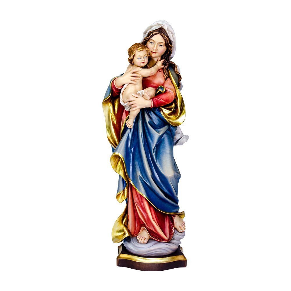 Statua Madonna Delle Alpi in Legno Statua Madonna Delle Alpi in Legno