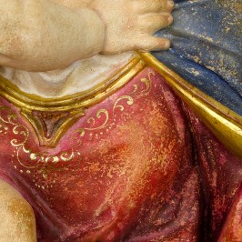 Madonna con Bambino Legno Antichizzato