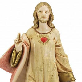 Statua Sacro Cuore di Gesù Fontanini