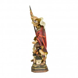 Statua San Floriano in Legno