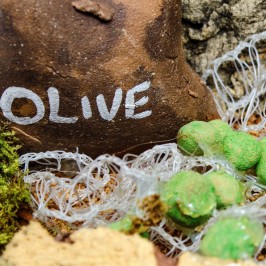 Battitore di Olive Presepe Movimento
