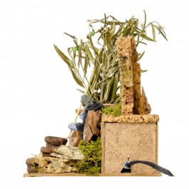 Battitore di Olive Presepe Movimento