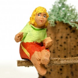 Bambino e Bambina Presepe in Movimento