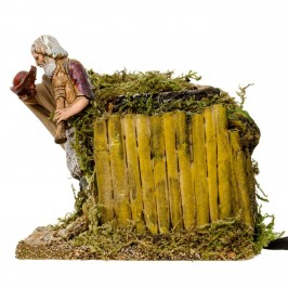 Zampognaro Presepe in movimento 10 cm