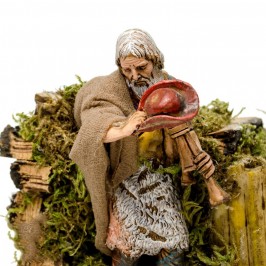 Zampognaro Presepe in movimento 10 cm