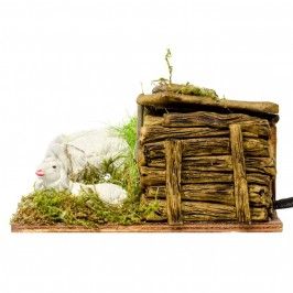 Pecore al Pascolo Presepe Movimento