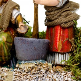 Donne a Lavoro per il Presepe 10 cm