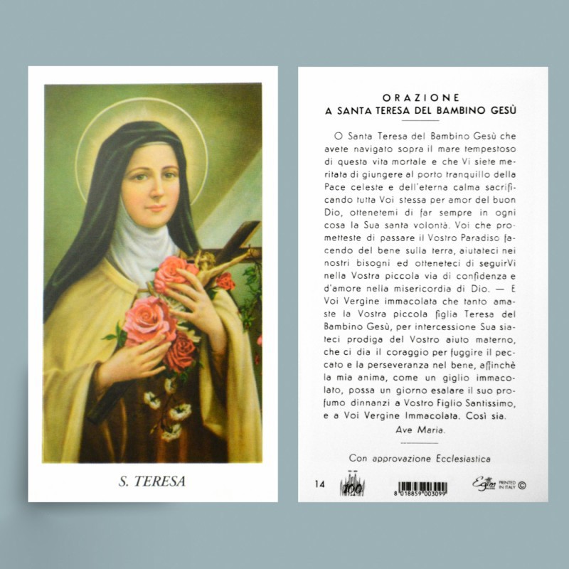 Santa Teresa Del Bambin Gesù Preghiera