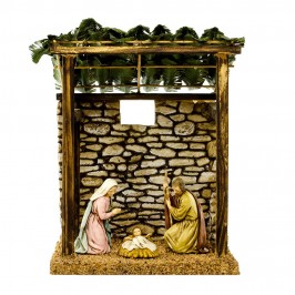Capanna in Legno con Tetto in Foglia