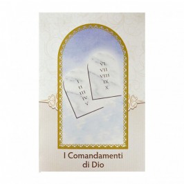 Cartoncino Pieghevole Dieci Comandamenti