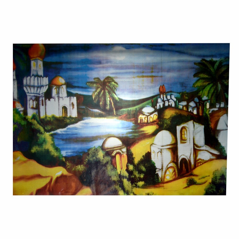 1 x 7 cm Multicolore Moranduzzo Fondale per Presepe Arabo in Rotolo 