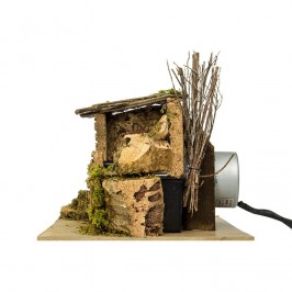 Mulino ad Acqua con Pompa per Presepe