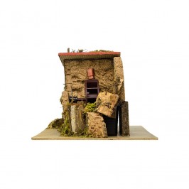 Mulino ad Acqua per Presepe