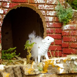 Presepe con Natività e Pastori in Movimento