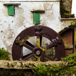 Mulino ad Acqua con Ponte per Presepe